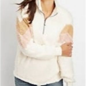 Cozy sherpa pullover